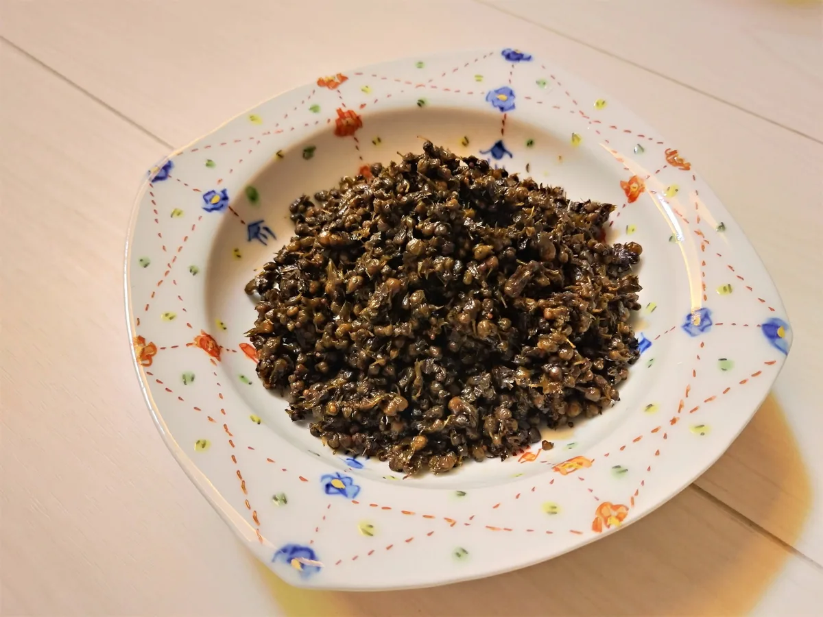しその実の佃煮（しそのみのつくだに）