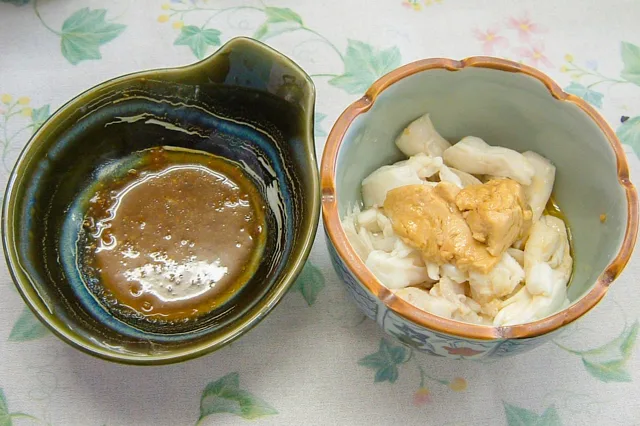まんぼう酢味噌あえ