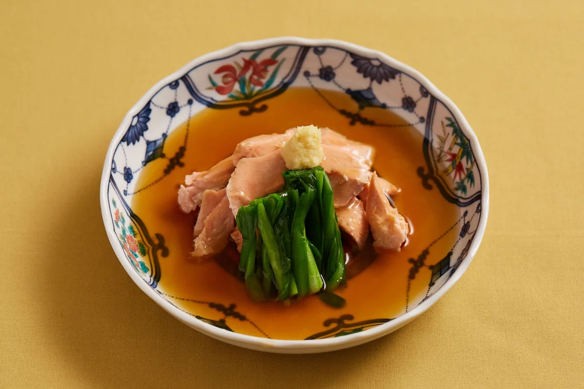 鱒のあんかけ