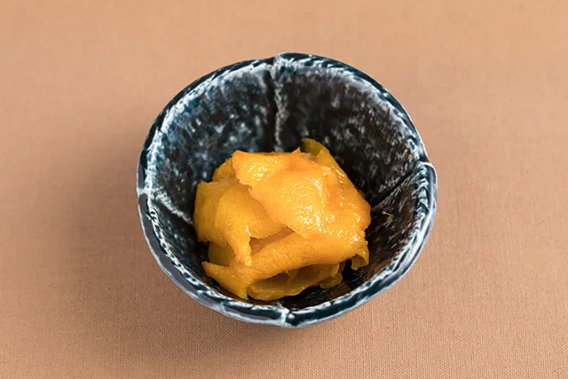 ゆずの皮煮(ゆずのかわに)
